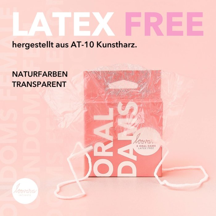 Prezervative Femei Loovara, fara latex, 3 Buc - vedere laterala