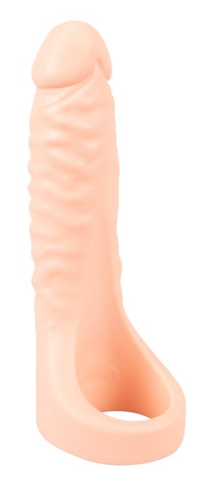 Prelungitor Penis Realistixxx »Double Fucke« 18 cm - Natural - accesorii incluse
