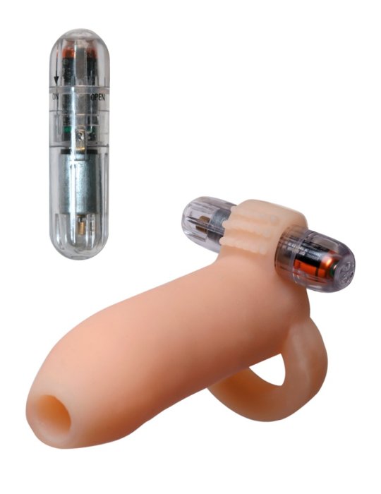 Manson Penis cu Vibratii Pipedream "Real Feel" 13 cm - Natural##