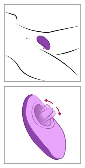 Vibrator cu Limba si Incalzire Pipedream »Fantasy for Her« 13 cm - detaliu design