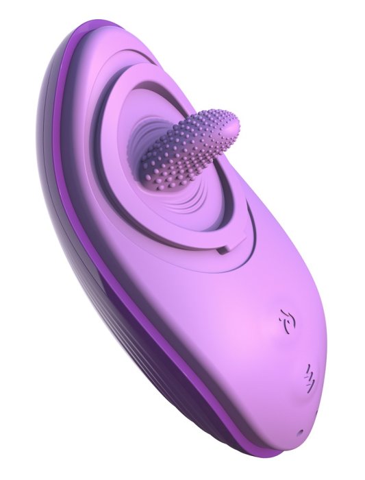 Vibrator cu Limba si Incalzire Pipedream »Fantasy for Her« 13 cm - culoare si material
