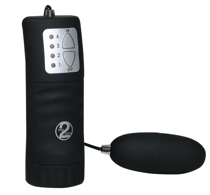 Ou Vibrator You2Toys »Velvet« 6 cm - Negru