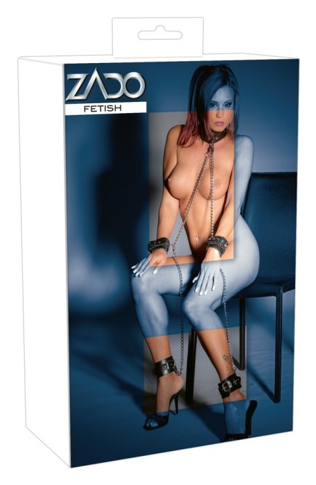 Sistem de imobilizare ZADO "Leather Restraints" Negru