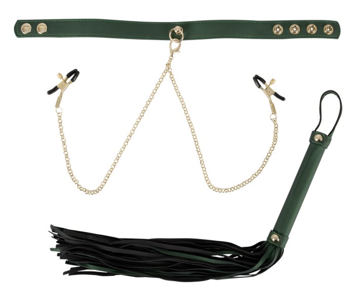 Set Bondage Bad Kitty "Naughty Toys" - Negru - culoare si material