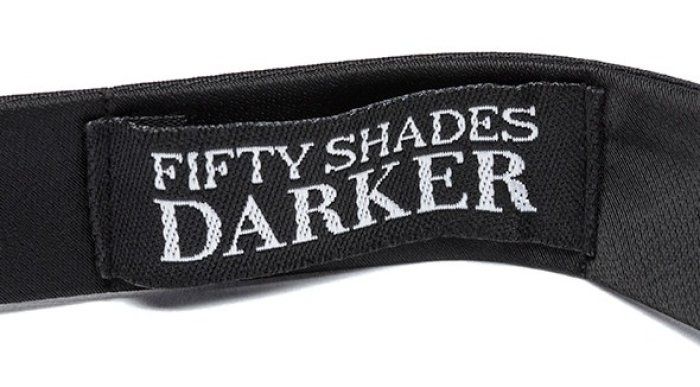 Papion "Fifty Shades Of Grey" 100 cm - Negru##