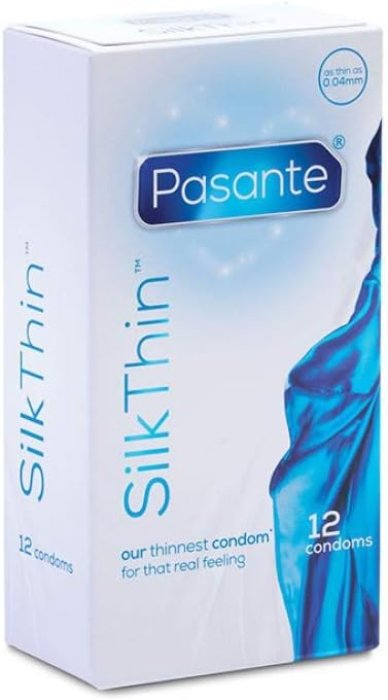 Prezervative PASANTE SILK MS FINE 12 Buc - vedere frontala