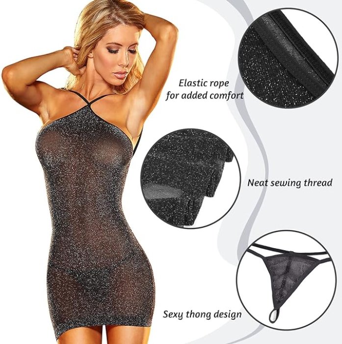 Rochie Mini LapDance - Negru