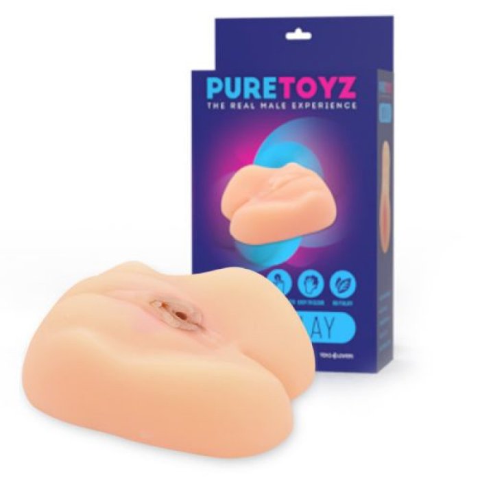 Masturbator Vagin PURETOYZ "Adas Play" 16 cm - Natural##