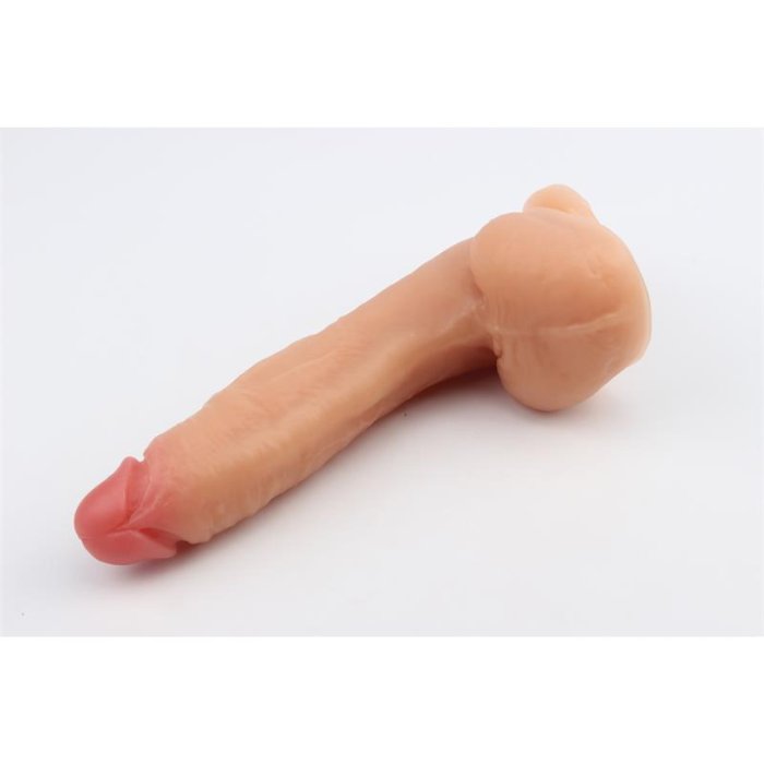 Dildo Natural Mr.Right Dildo, [ 25 cm x 4,5 cm ] - culoare si material