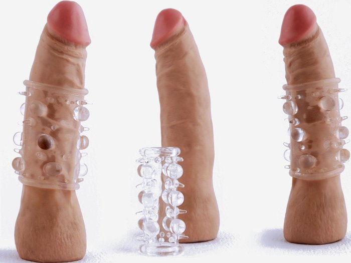 Manson Penis cu Bile Seven Creation "Jelly Joy" 7,5 cm##