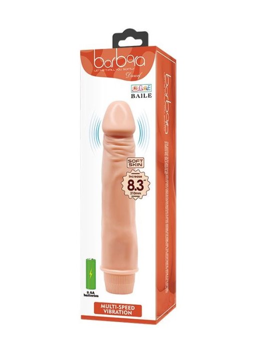 Vibrator Lybaile »Barbara Dwarf« 21,5 cm - Natural