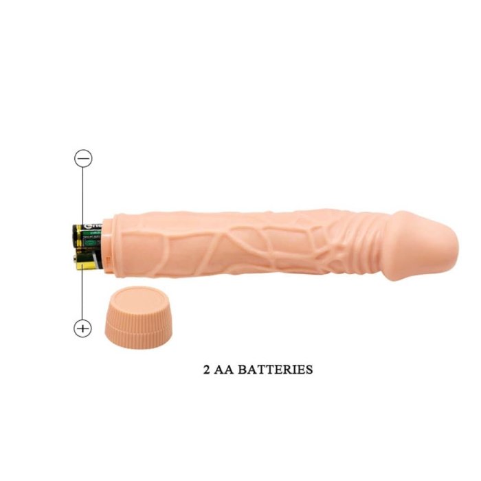 Vibrator Lybaile »Barbara Bob« 23 cm - Natural - vedere laterala