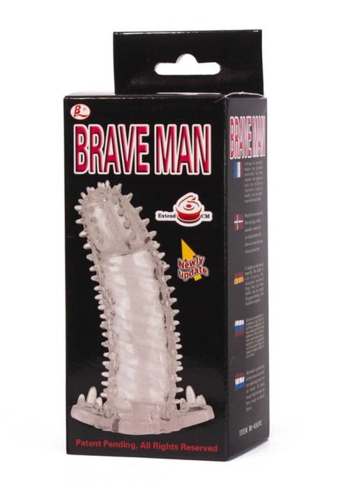 Manson Penis cu Tepi Baile "Brave Men" 14 cm##
