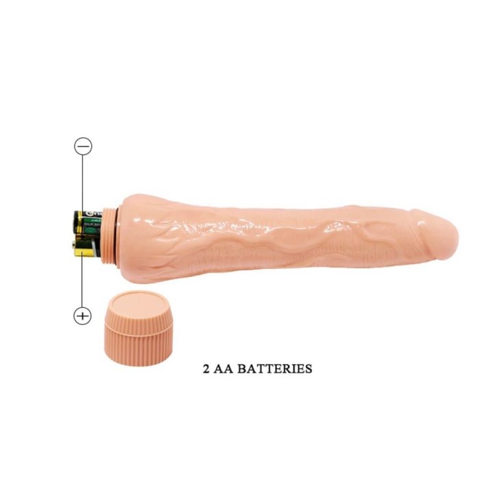 Vibrator Natural Realistic, Barbara Dryad [ 25 cm x 4 cm ] - culoare si material