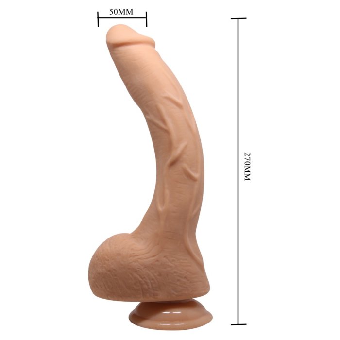 Vibrator XXL Realistic Baile »Beautiful Jack« 27 cm - Natural