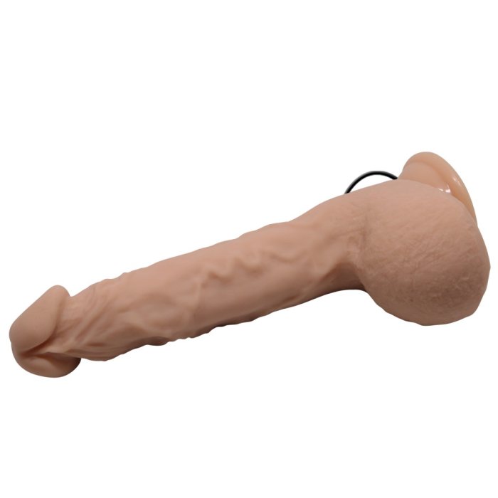 Vibrator XXL Realistic cu scrot si ventuza, Beautiful Jason, [ 25 m x 4,1 cm ] - accesorii incluse