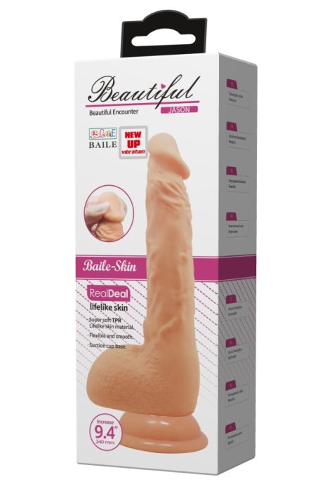 Vibrator XXL Realistic Baile »Bonny« 27 cm - Natural
