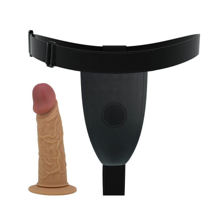 StrapOn Barbati Pretty Love »Houston Harness Briefs« 17,5 cm - dimensiuni complete