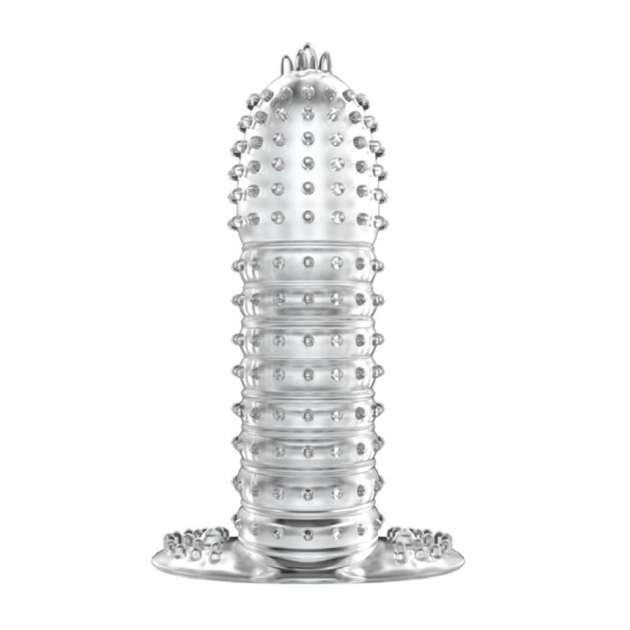 Prelungitor Penis Lybaile »Penis Sleeve Clear« 13,5 cm - vedere frontala