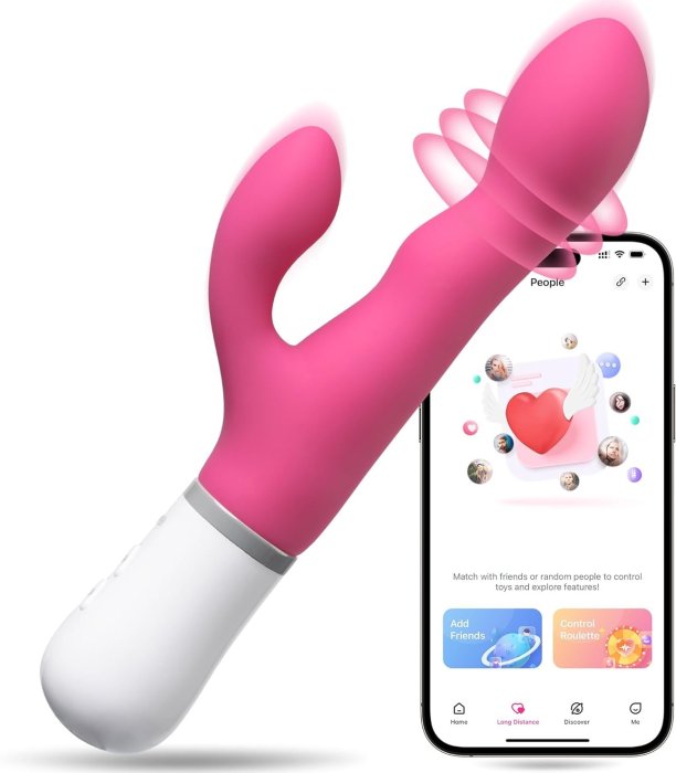 Vibrator Videochat Lovense »Nora« 20 cm - Roz