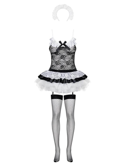Lenjerie sexy, Costum Menajera, Obsessive, Housemaid# - accesorii incluse