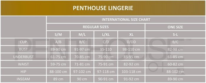 Body, Penthouse, Go Hotter, negru, S-L#