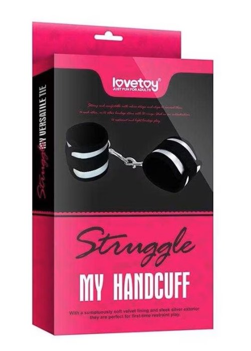 Catuse Lovetoy "Struggle My Handcuff" Argintiu