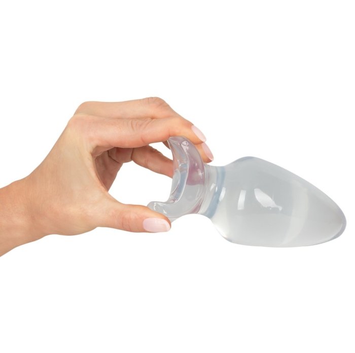 Dildo Anal Crystal Clear Big Plug - vedere spate