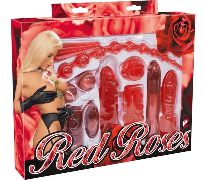 Set You2Toys »Red Roses« 9 Piese - Rosu