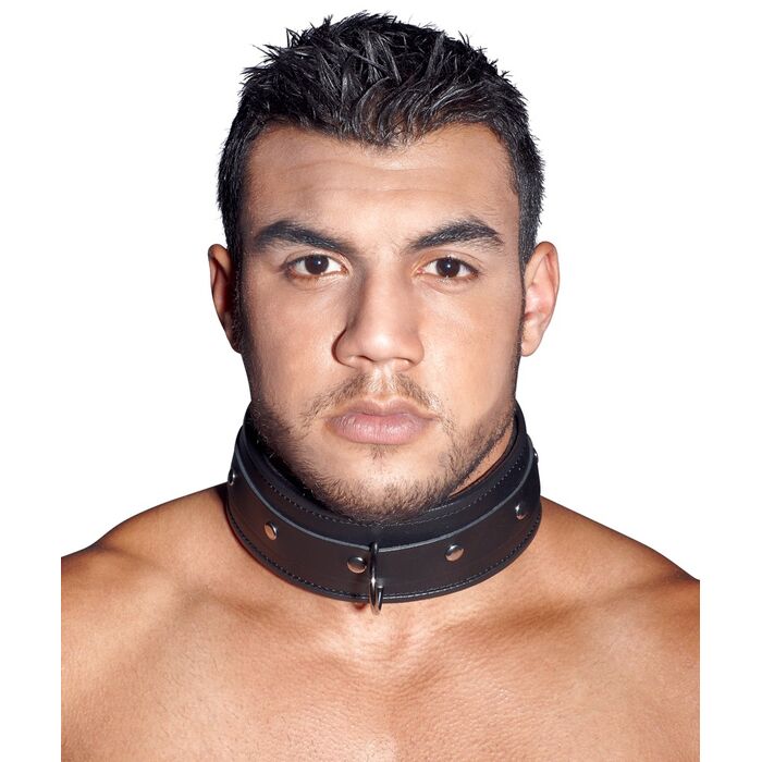 Zgarda  ZADO "Leather Collar" - Negru##