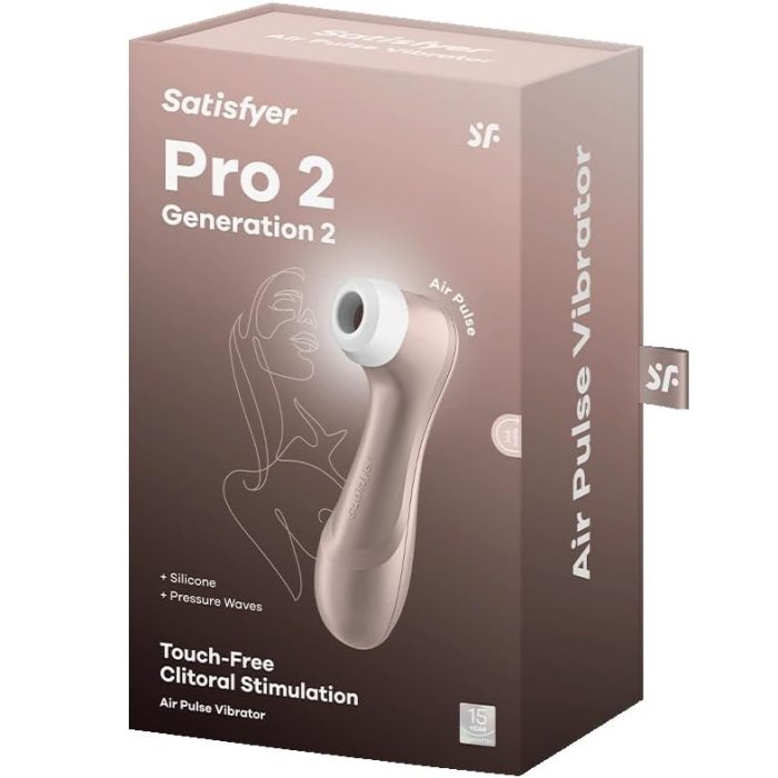 Vibrator Satisfyer »Pro 2« Generation 2, Auriu - dimensiuni complete