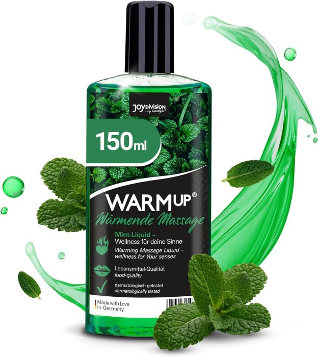 Ulei Masaj WarmUp "Menta" - 150 ml - vedere frontala