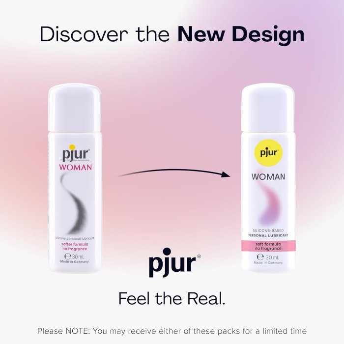 Lubrifiant Pjur "Silicone Woman" 30 ml - detaliu design