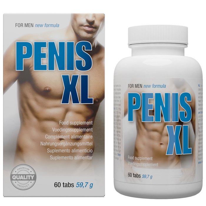 Pastile Marire Penis Cobeco "Penis XL" 60 Bucati - detaliu design