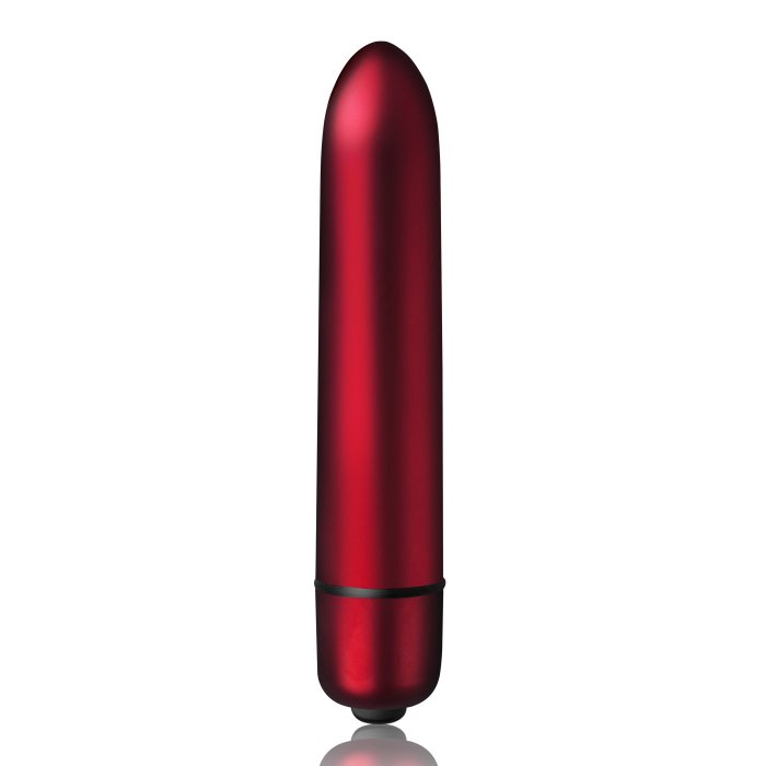 Mini Vibrator Rocks-Off »Scarlet Velvet« 16,2 cm - Rosu - detaliu design