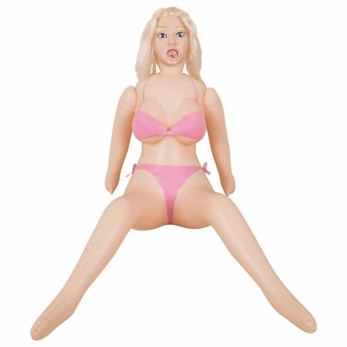 Papusa Gonflabila NMC "Bridget Big Boob" 160 cm - Natural##