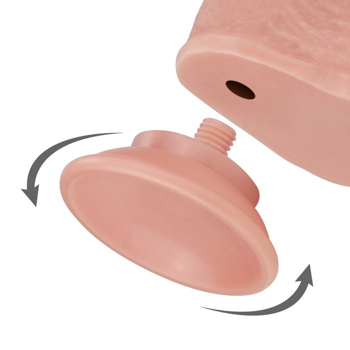 Dildo Realistic Lovetoy "Sliding Skin Dong 7" 18cm - Natural##