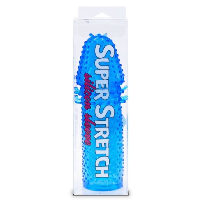 Prelungitor Penis Seven Creations »Super Stretch« 15 cm - Albastru