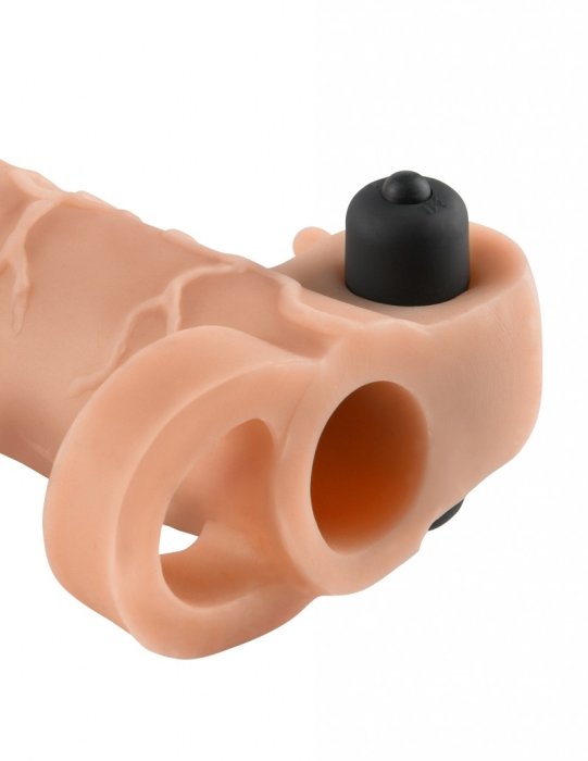 +33% Vibrating Real Feel 1" Pipedream X-TENSIONS - detaliu finisaj
