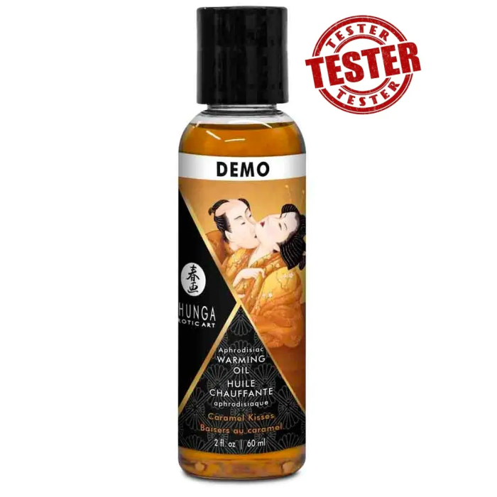 Ulei de Masaj Shunga aroma Caramel, 60ml - vedere frontala