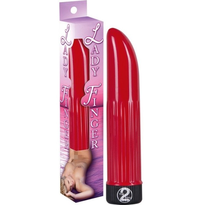 Vibrator You2Toys »LadyFinger« 13 cm - Rosu