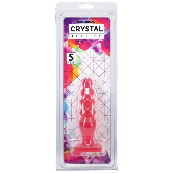 Dildo Anal Doc Johnson "Crystal Jellies" 14 cm - Roz##