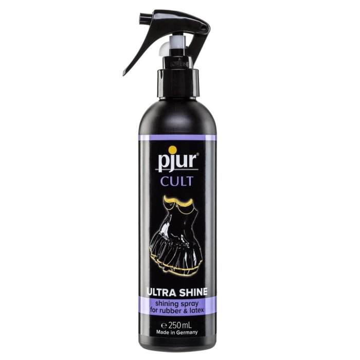 Spray pentru ingrijirea produselor din latex, PJUR, Cult, Ultra Shine, 250ml - vedere frontala