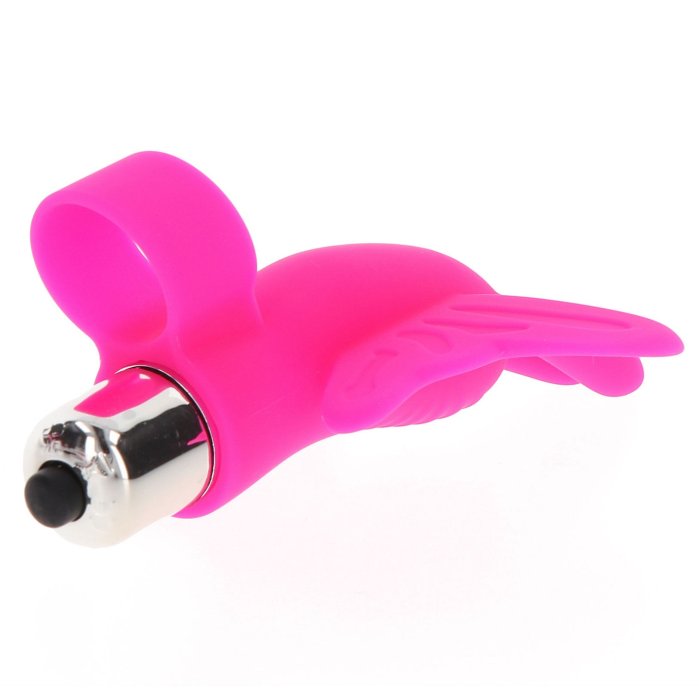 Vibrator Degetar ToyJoy »Butterfly Pleaser« 9 cm - Roz
