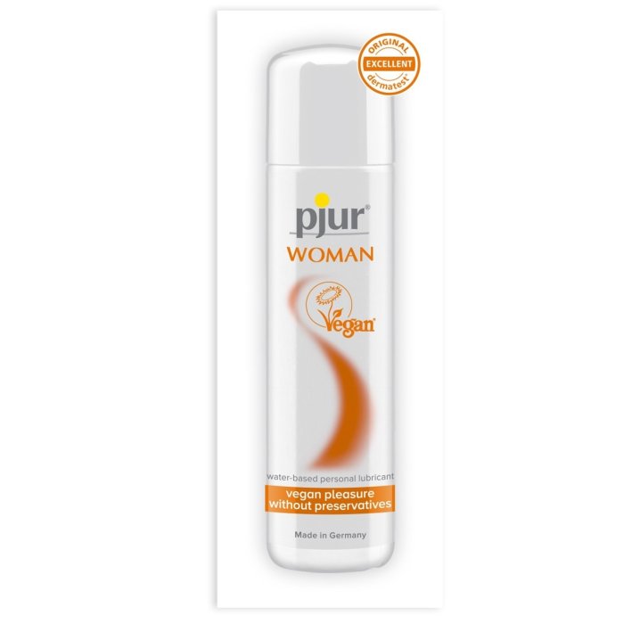 Lubrifiant Intim Pjur "Woman Vegan"  2 ml - vedere frontala