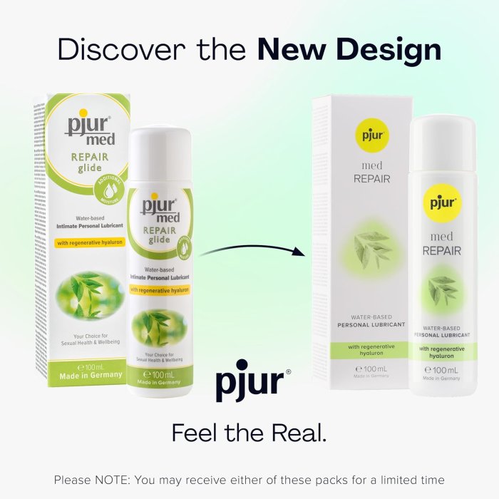Lubrifiant Pjur "Med Repair" 100ml - detaliu design
