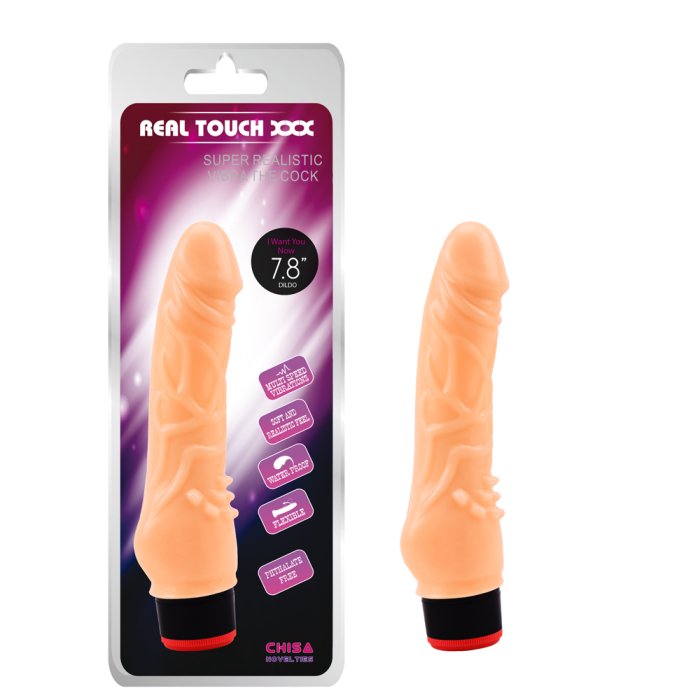 Vibrator Chisa Novelties »Real Touch« 20 cm - Natural