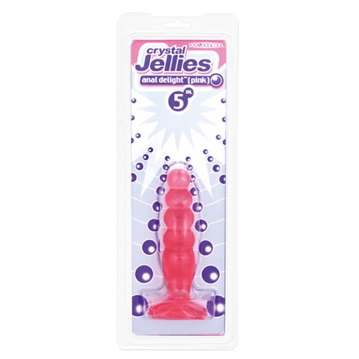 Dildo Anal Doc Johnson "Crystal Jellies" 14 cm - Roz##