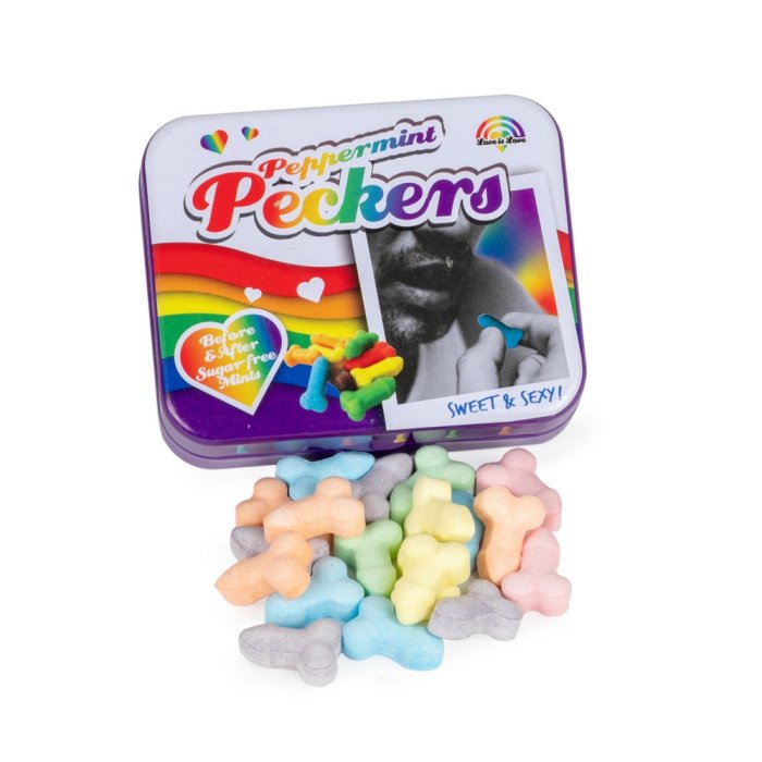 Bomboane Comestibile in Forma de Penis Spencer & Fleetwood "Pechers" - culoare si material