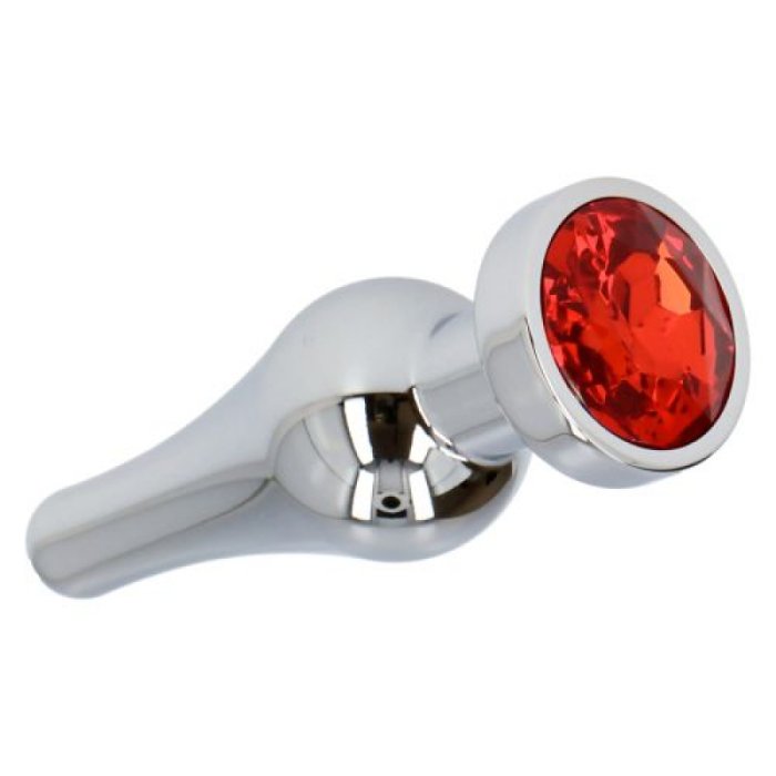 Butt Plug Anal Toyz4Lovers "Ace of Spades" 10 cm - Argintiu##